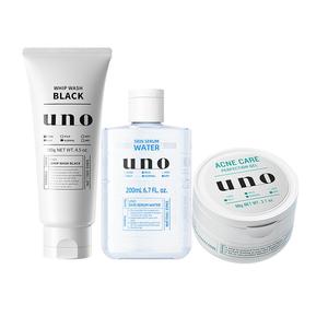 UNO吾诺男士清爽套装水乳护肤品祛痘控油补水洗面奶专用正品旗舰