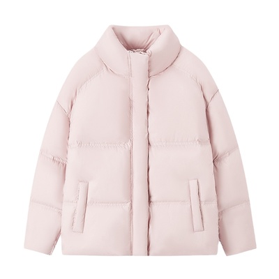 森马羽绒服女短款立领防水外套