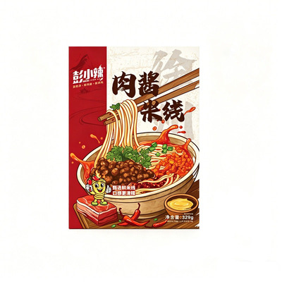 彭小辣徐州老味酱香米线袋装大分量鲜米粉猪骨汤速食宵夜方便早餐