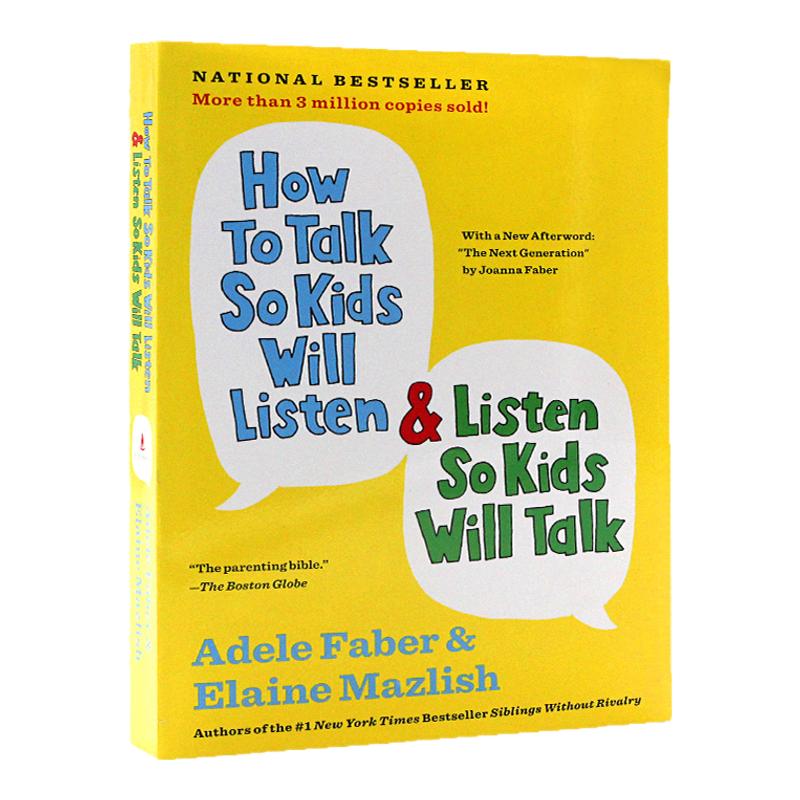 进口原版正版英文版 如何说孩子才会听怎么听孩子才肯说 How to Talk So Kids Will Listen & Listen So Kids Will Talk