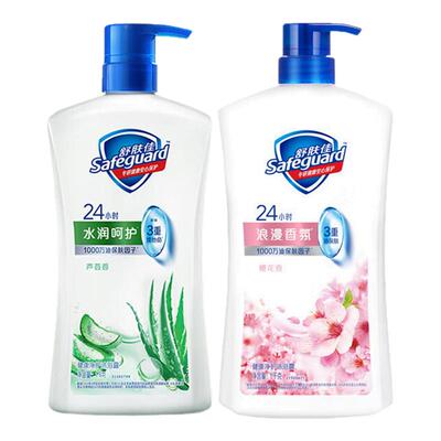 舒肤佳持久留香芦荟樱花沐浴露