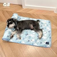 Круглая подушка подушки L-светлые голубые медведи (78*60 см)