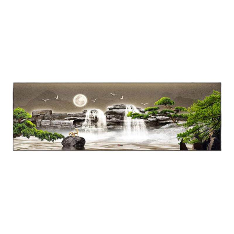 背有靠山现代轻奢客厅沙发装饰画新中式山水挂画茶室办公室墙壁画