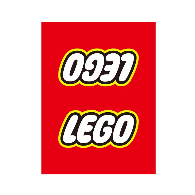汽车水洗唛标签贴乐高lego装饰贴