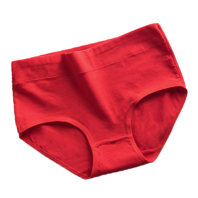 内裤纯棉红色本命年女士中腰