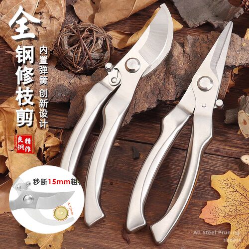家用强力修枝剪子园林稀果剪摘果蔬果采摘专用剪子手工修花树剪