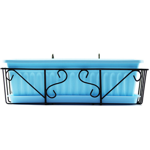 长方形阳台种菜栏杆盆栽架悬挂多肉花盆挂架蔬菜种植箱塑料草莓盆