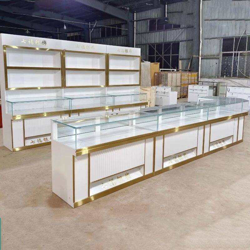 珠宝展示柜黄金展柜玉器翡翠玻璃柜台手表眼镜饰品陈列柜