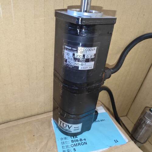 议价OMRONOMRON 交流伺服马达 R88M-U10030VA-BS1 仓库备件 100w