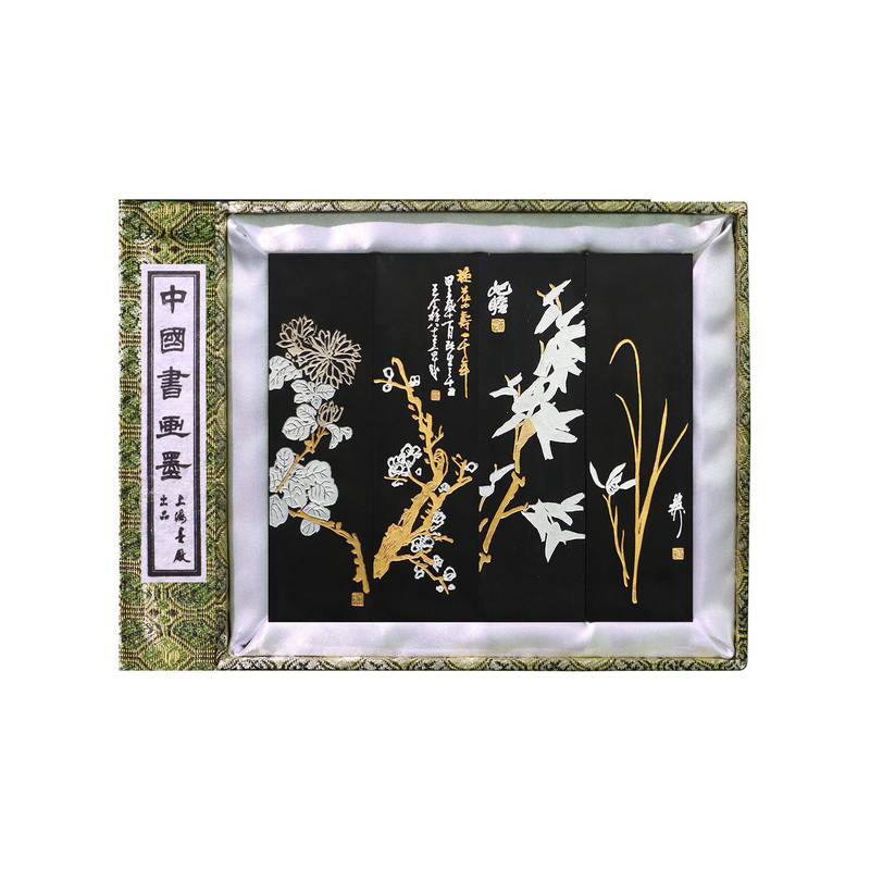 上海墨厂2000年老墨条梅兰竹菊