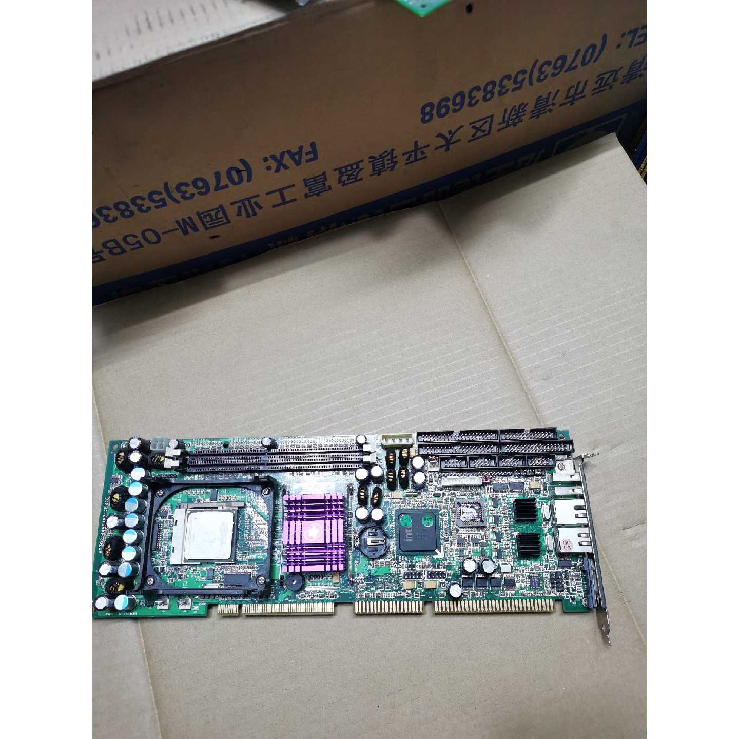 议价台湾瑞传工控机主板ROBO8712EVG2A双网口配CPU可维修