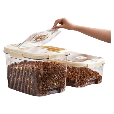 hoopet猫粮储存桶密封储粮桶狗粮