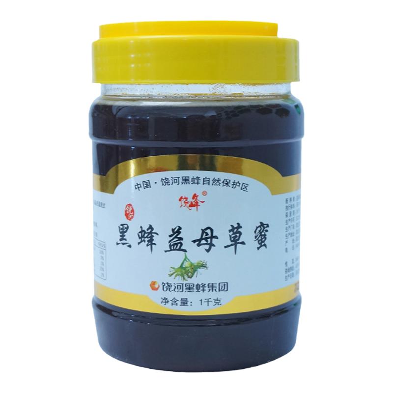 蜂蜜益母草天然东北黑蜂