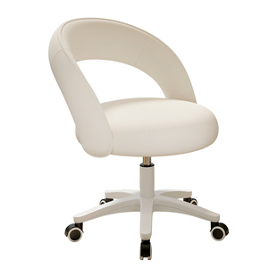 化妆凳奶油风化妆椅子现代卧室梳妆台凳子皮质靠背梳妆椅子坐凳