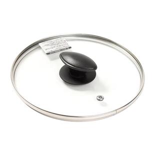 NITORI宜得利家居家用厨房透明可视圆形炒菜盖子炒锅玻璃锅盖