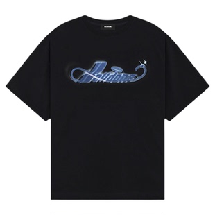 WE11DONE26夏季新品男女同款喷墨LogoT恤休闲时尚潮流百搭日常