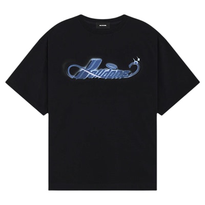 WE11DONE26夏季新品男女同款喷墨LogoT恤休闲时尚潮流百搭日常