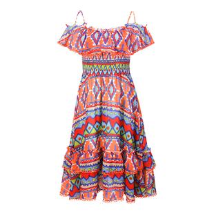 tanni新款司马克设计感吊带款度假风连衣裙TL11DR120A