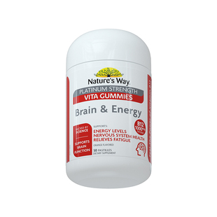 Nature's Way佳思敏VB12复合维生素b族超能瓶软糖提神唤醒脑能量
