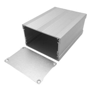 铝合金外壳铝型材功放箱plc电源盒仪表壳体机壳diy铝壳铝盒76x46