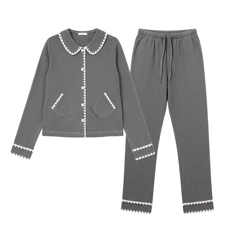 loveloc月子服纯棉四季孕妇睡衣产妇哺乳家居服外穿秋冬套装