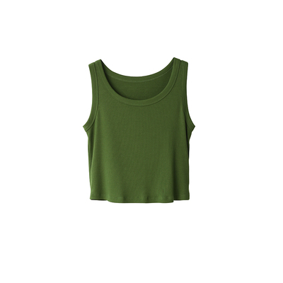 popchrio简约遮肉露脐内搭打底衫