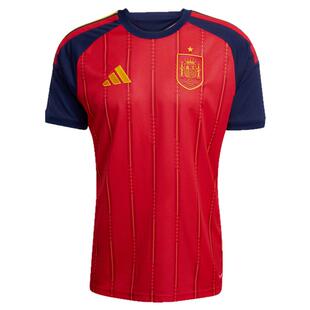 天朗足球 阿迪达斯2026世界杯西班牙主场球迷版球衣足球服JN4390