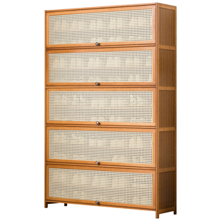 鞋柜家用门口门外经济型玄关柜新款2024爆款多层楼道收纳防尘鞋架