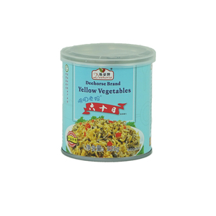 怀集特产六十日黄菜即食罐头萝卜菜苗开胃菜辣味酱腌菜罐装下饭菜