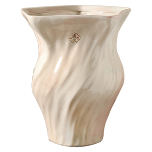 现代中式陶瓷花盆异形高级感摆件室内桌面蕙兰蝴蝶兰冬青红果盆栽