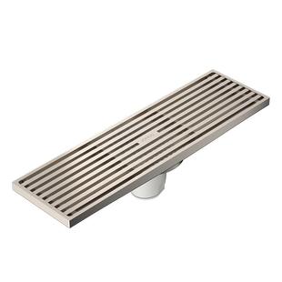 九牧卫浴奶油风铜合金防臭地漏下水道防虫防堵盖板长条地漏大流量