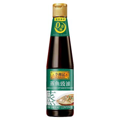 李锦记蒸鱼豉油410ml0脂肪