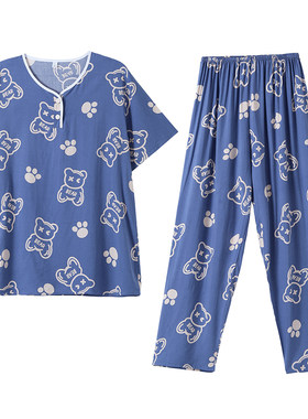 青少年莱赛尔棉绸家居服可外穿
