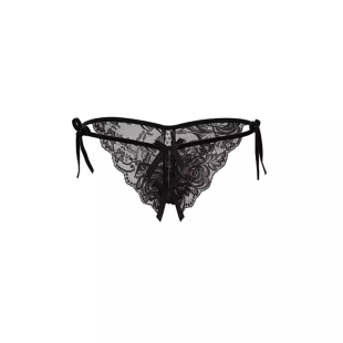 「LA」钓系玩家|情人节系列* 诱惑蕾丝绑带蝴蝶结性感镂空内裤女