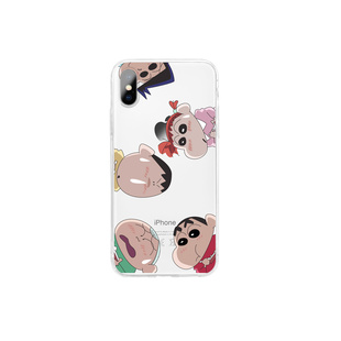 苹果17Pormax手机壳16pro可爱蜡笔小新苹果15Pormax手机壳Air适用iphone14软壳原创卡通14plus静香硅胶透明13