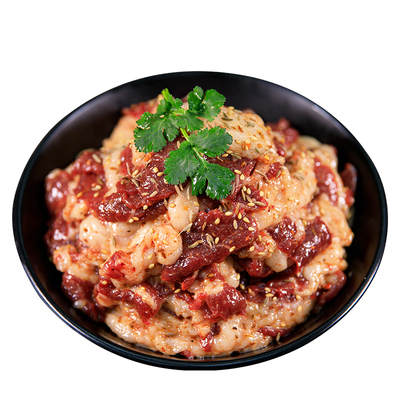 齐齐哈尔烤肉牛胸口拌肉肥瘦均匀