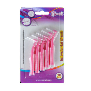 cleanpik牙缝刷7字型L型牙间刷齿缝刷正畸矫正托槽间隙牙套智齿刷