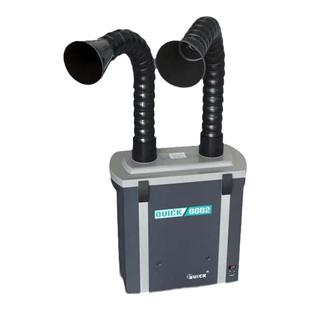 QUICK快克锡焊烟雾净化器6601/6602单双排6612烟尘过滤器系统6611