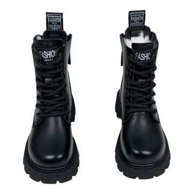 加绒加厚羊毛雪地靴女厚底棉靴