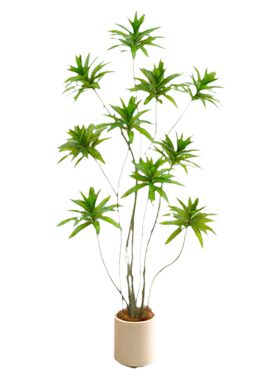 仿真绿植百合竹客厅盆栽室内大型落地造景高级仿生植物装饰花摆件