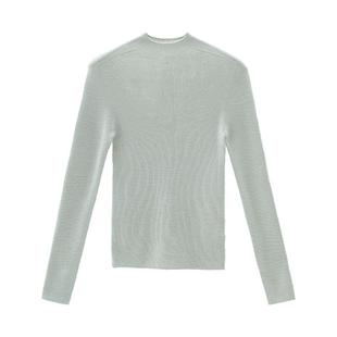 IAmMIX27秋冬纯色羊毛衫女软糯显瘦简约百搭保暖半高圆领打底毛衫