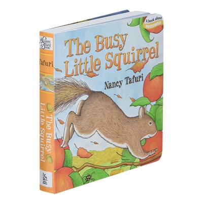 英文原版绘本 The Busy Little Squirrel 忙碌的小松鼠 纸板书 英文版 进口英语原版书籍儿童外文书