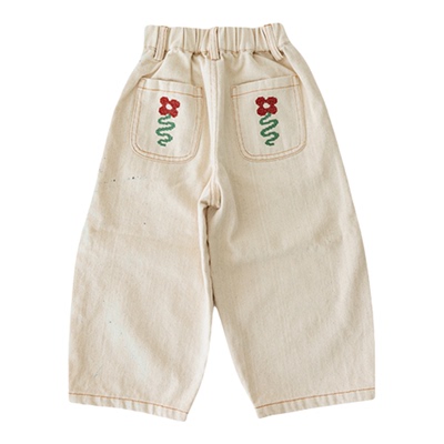 补货 Little家现货 日本Solii Sola SS26春夏儿童牛仔长裤休闲裤