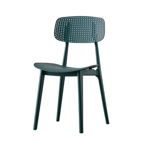 北欧餐椅家用塑料椅子现代简约牛角洽谈书桌椅凳子靠背网红化妆椅