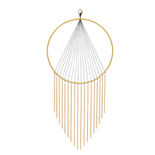 轻奢壁饰墙壁墙面流苏电视背景墙装饰挂件创意玄关挂墙上饰装格栅