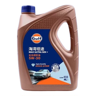 GULF海湾 坦途 SP 5W-30 低灰分国六 全合成机油 正品 1L 4L