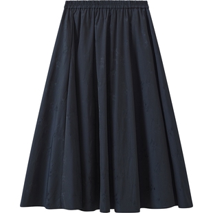 【商场同款】播26秋新品A字半身裙女休闲宽松伞裙BDT3BD3401