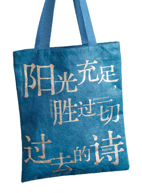人文之宝海子的诗杜邦纸帆布包