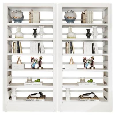 星都简约钢制书架2.4米