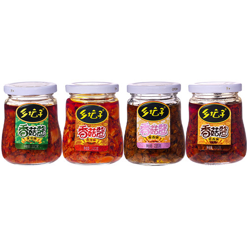 乡坛子香菇酱拌饭酱招牌暴下饭拌面辣椒酱香辣牛肉酱开味下饭菜